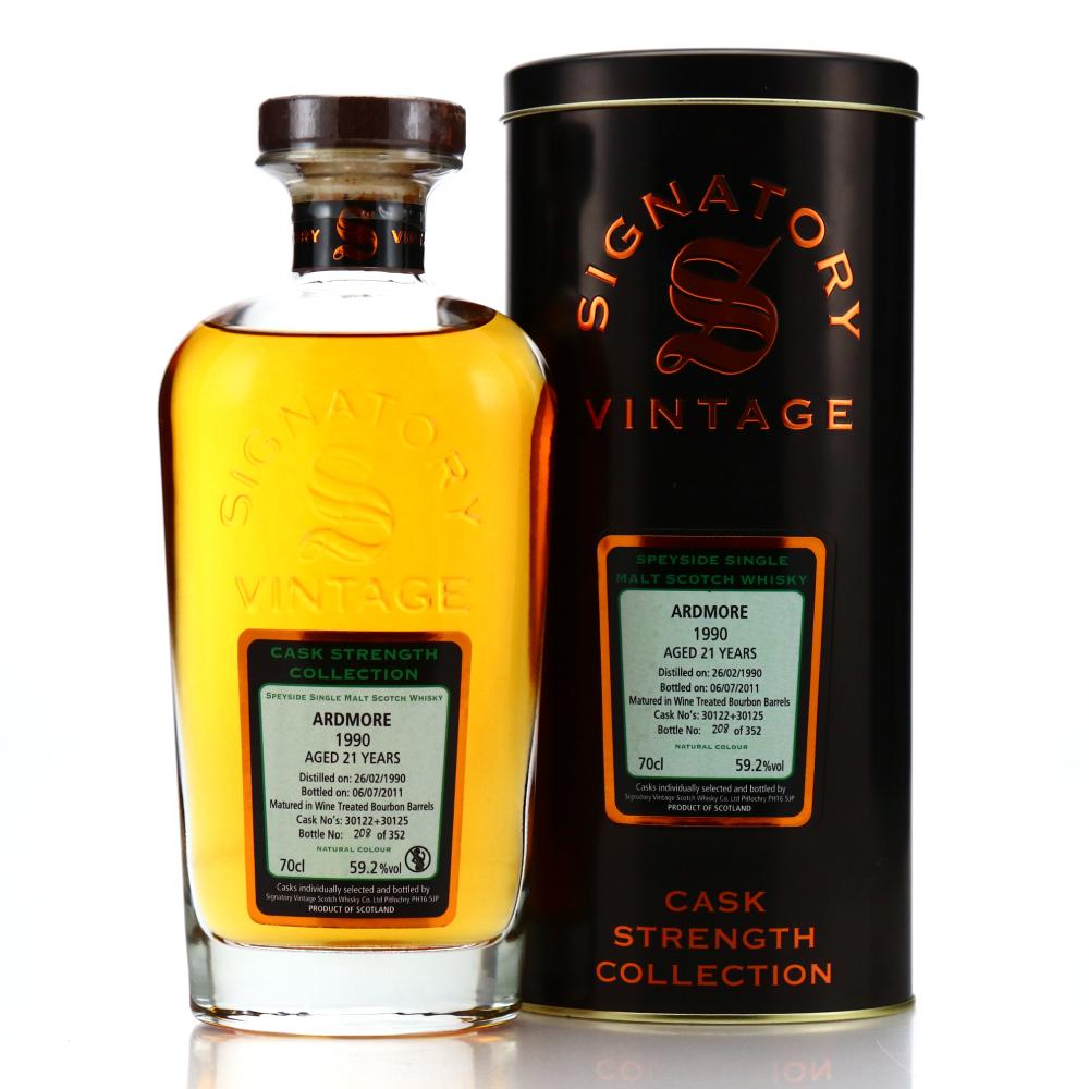 Ardmore 1990 Signatory Vintage 21 Year Old​ Cask Strength