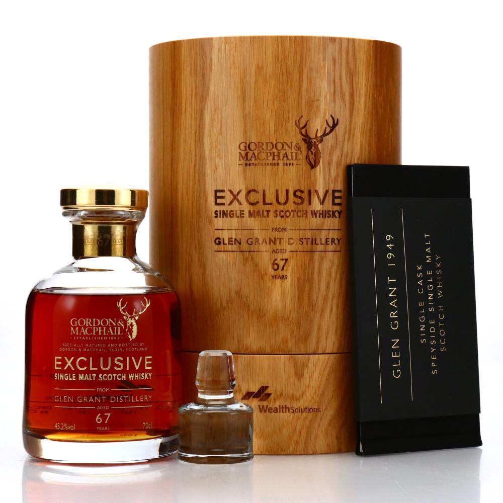 Glen Grant 1949 Gordon and MacPhail 67 Year Old / Wealth Solutions