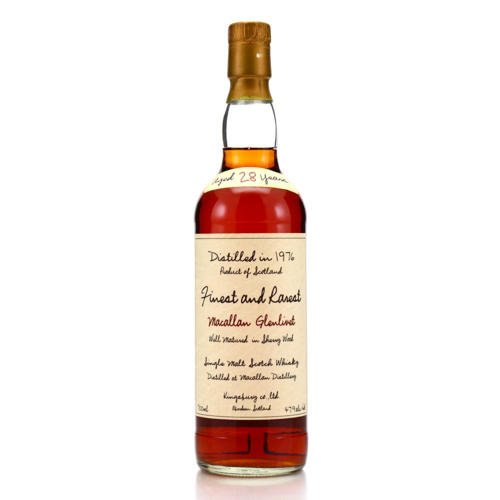 Macallan 1976 Kingsbury 28 Year Old / Handwritten Labels