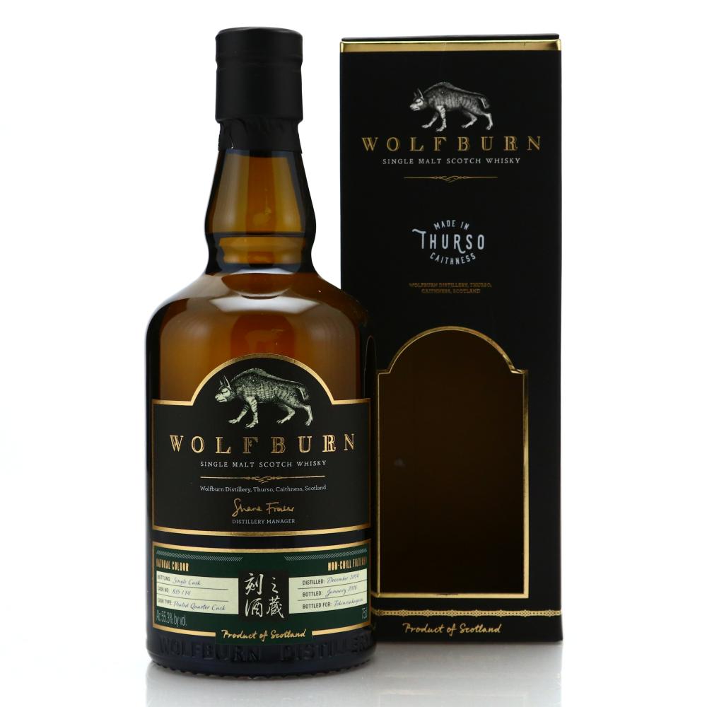 Wolfburn 2014 Single Peated Quarter Cask #835 75cl / Tokinosakagura