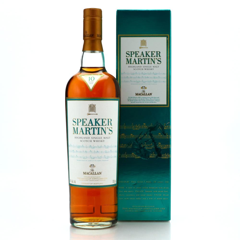 Macallan 10 Year Old Speaker Martin's