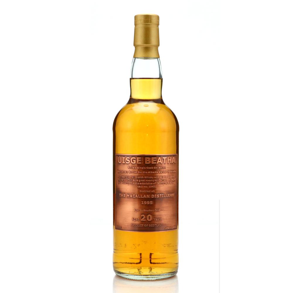 Macallan 1995 Uisge Beatha 20 Year Old / Alberta Market