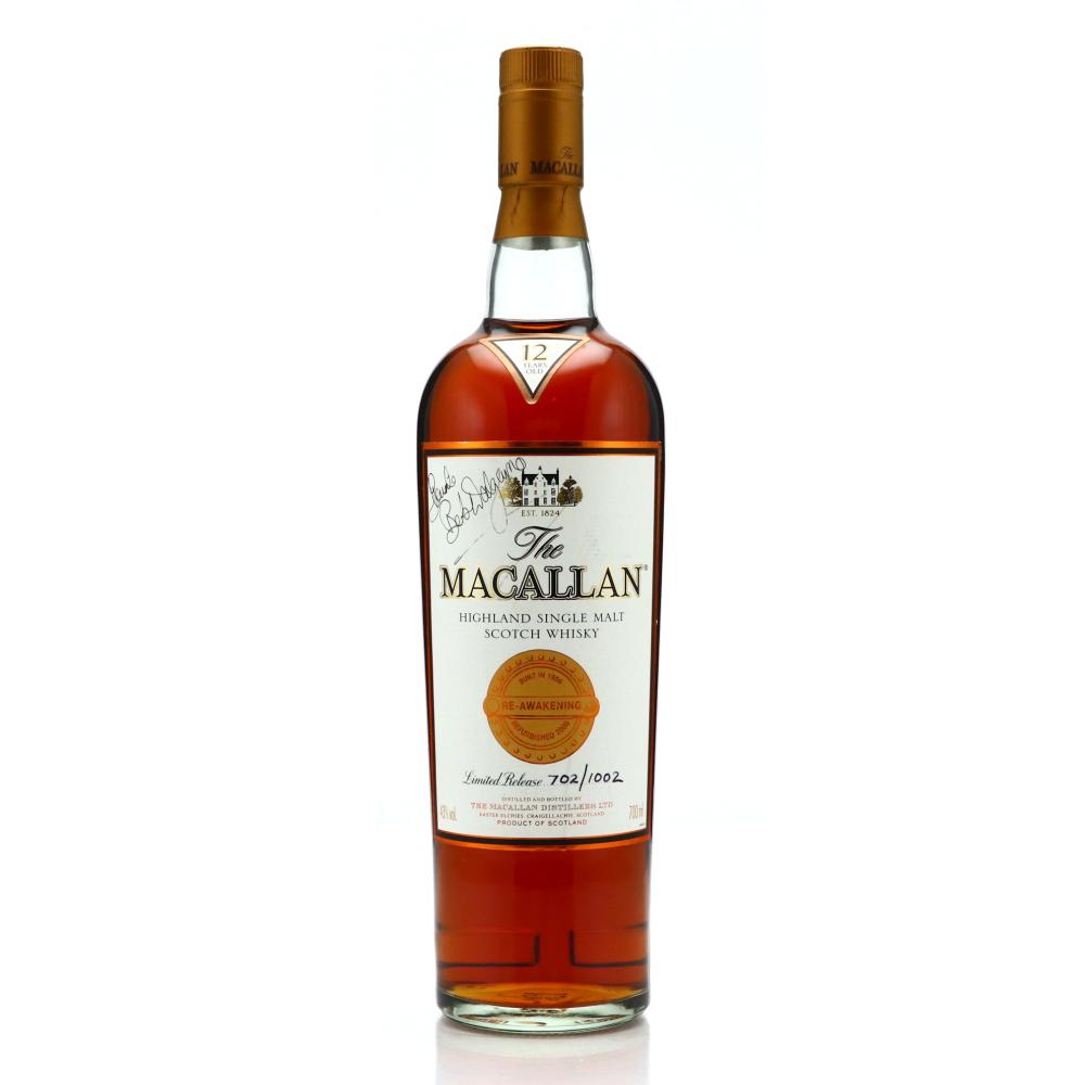 Macallan Re-Awakening 12 Year Old / Signed by Bob Dalgarno