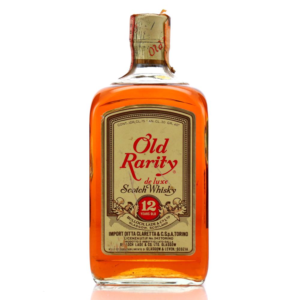 Old Rarity 12 Year Old De Luxe 1970s / Claretta Import