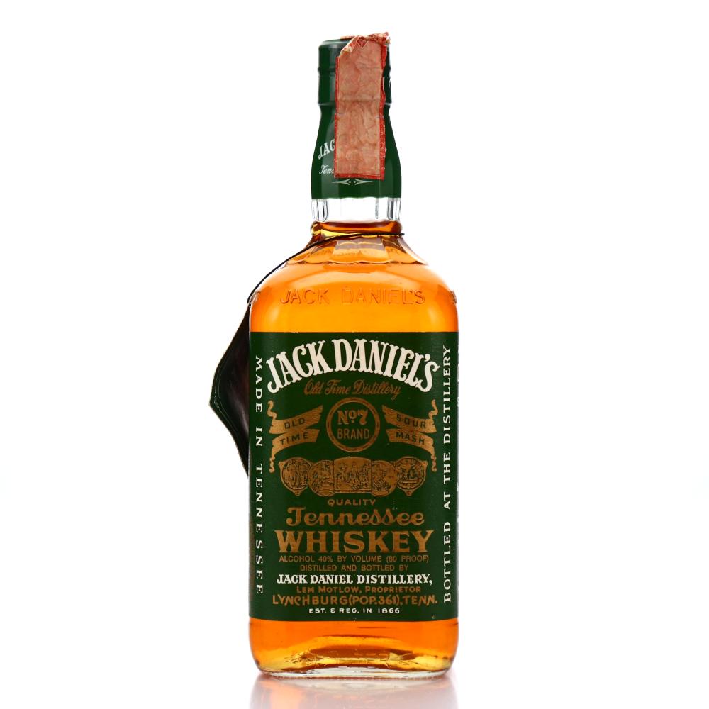 Jack Daniel's Old No.7 Brand Green Label 80 Proof 1 Litre 1997