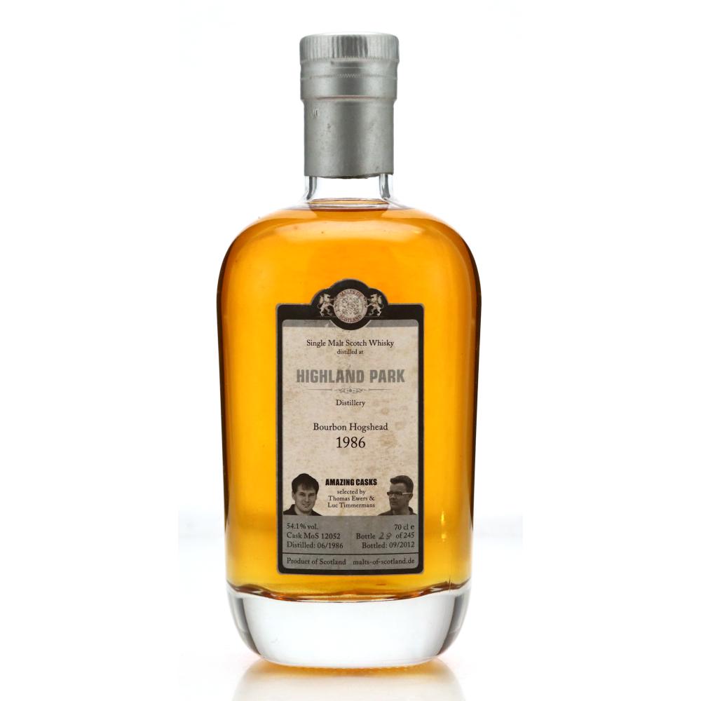 Highland Park 1986 Malts of Scotland Bourbon Hogshead / Amazing Casks