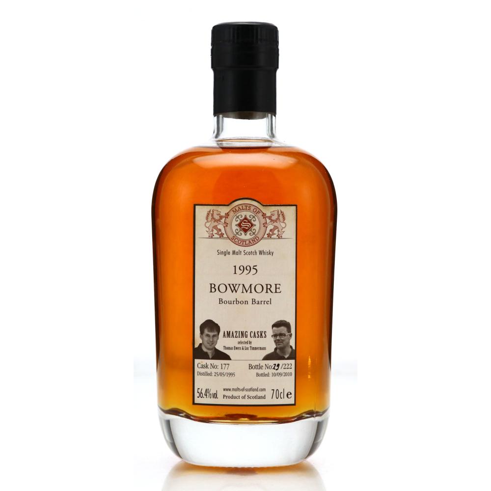 Bowmore 1995 Malts of Scotland Bourbon Barrel / Amazing Casks