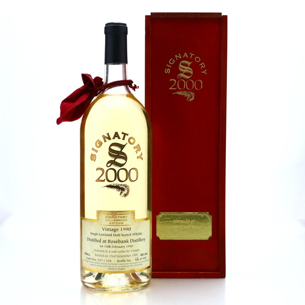 Rosebank 1990 Signatory Vintage 9 Year Old 1.5 Litre / Millennium Edition