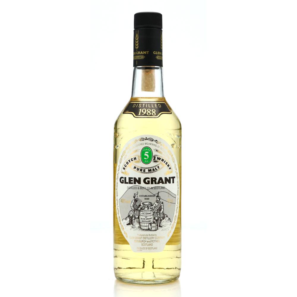 Glen Grant 1988 5 Year Old / Seagram Italia Import