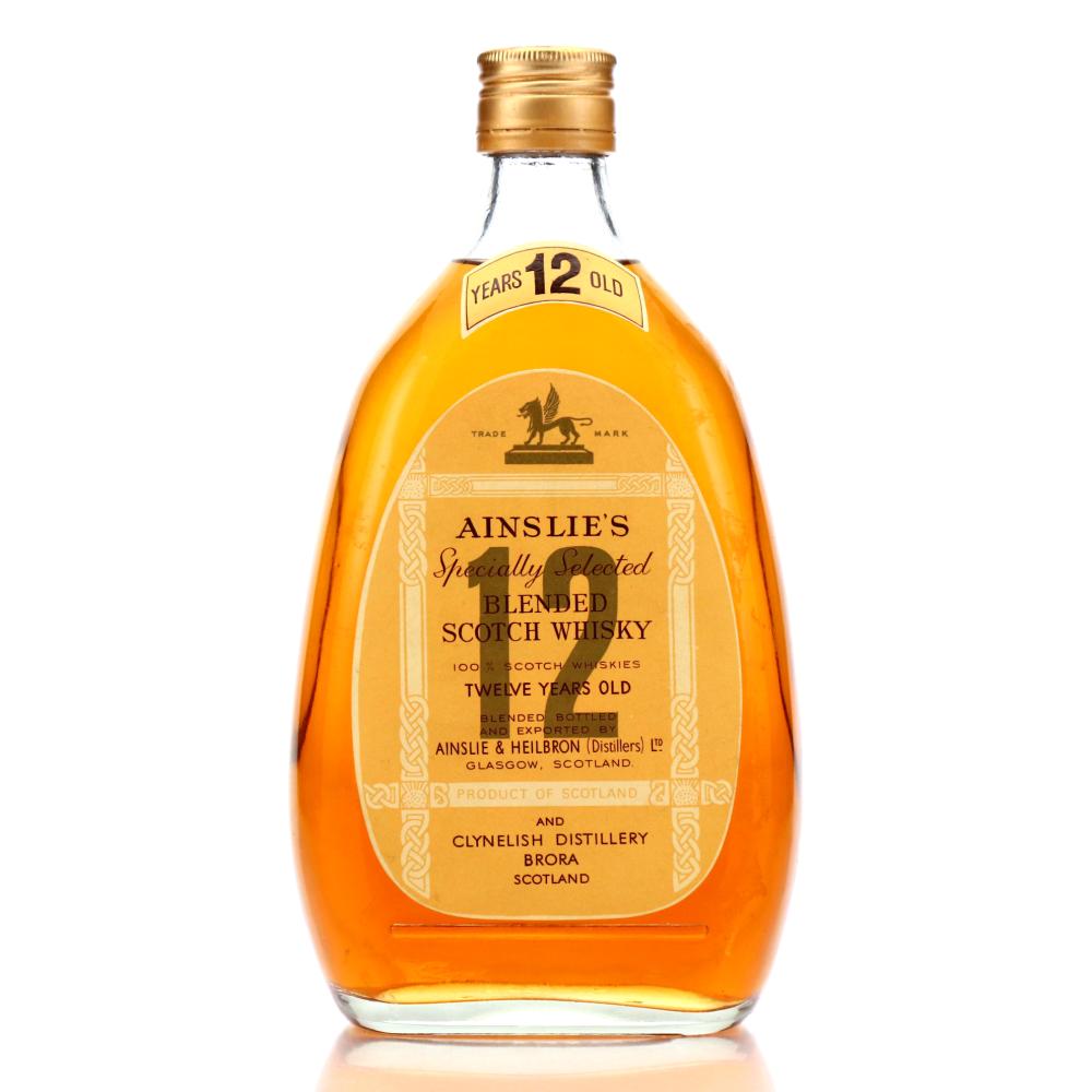 Ainslie's 12 Year Old Specially Selected 1960s
