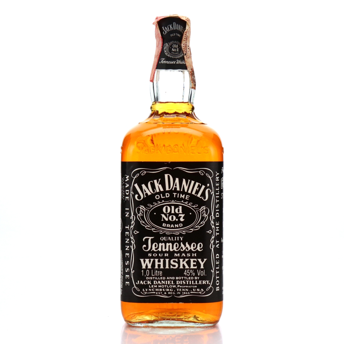 Jack Daniel's Old No.7 Brand 90 Proof 1 Litre 1991