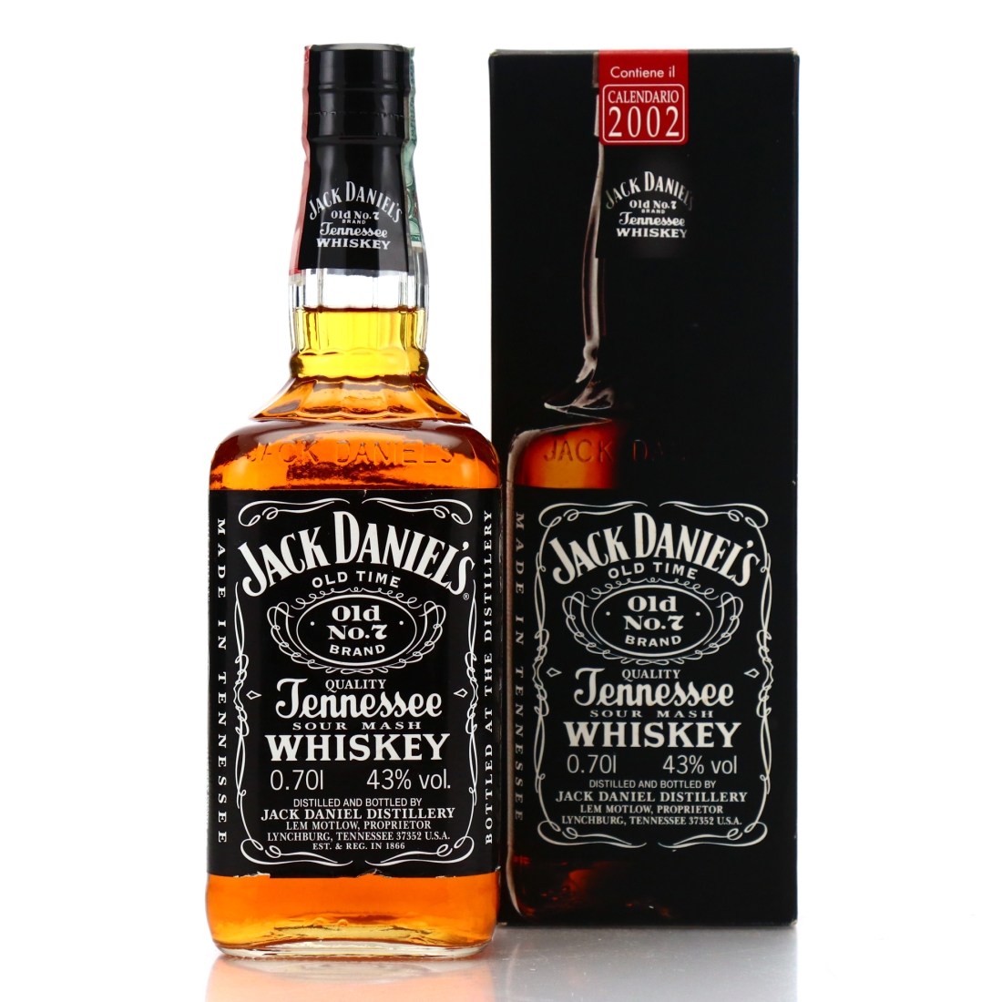 Jack Daniel's Old No.7 Brand 86 Proof 70cl 2002