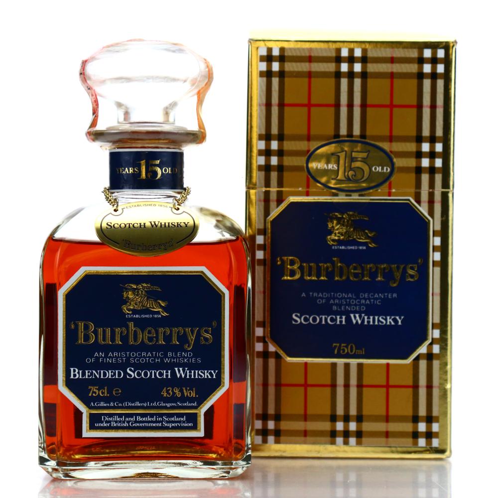 Burberrys 15 Year Old Scotch Whisky 1980s