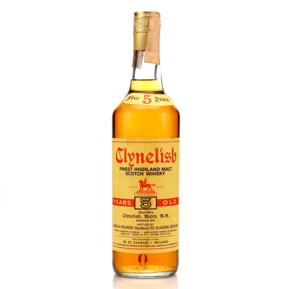 Clynelish 5 Year Old Ainslie and Heilbron 1970s / Di Chiano Import