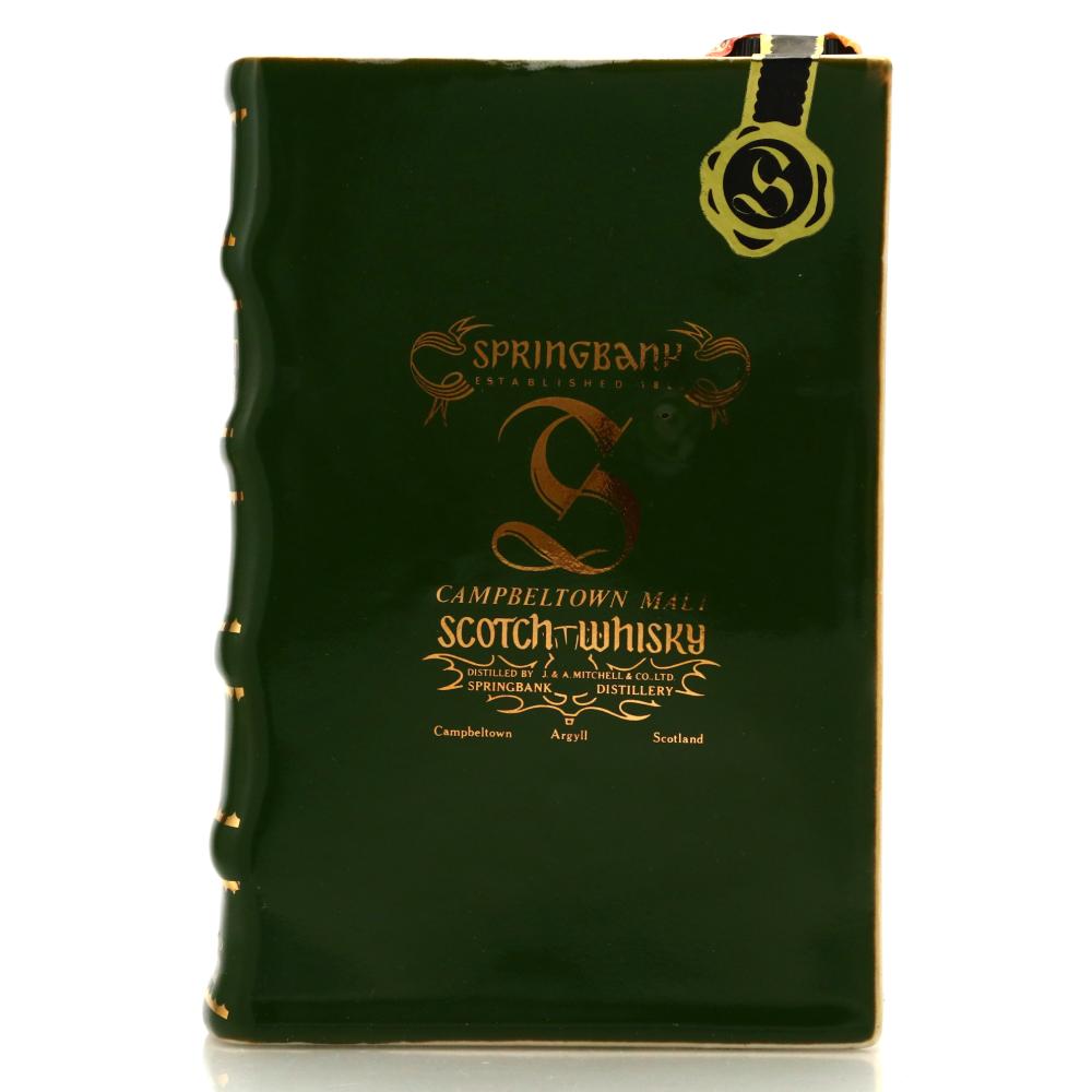 Springbank 8 Year Old Book Decanter Vol I