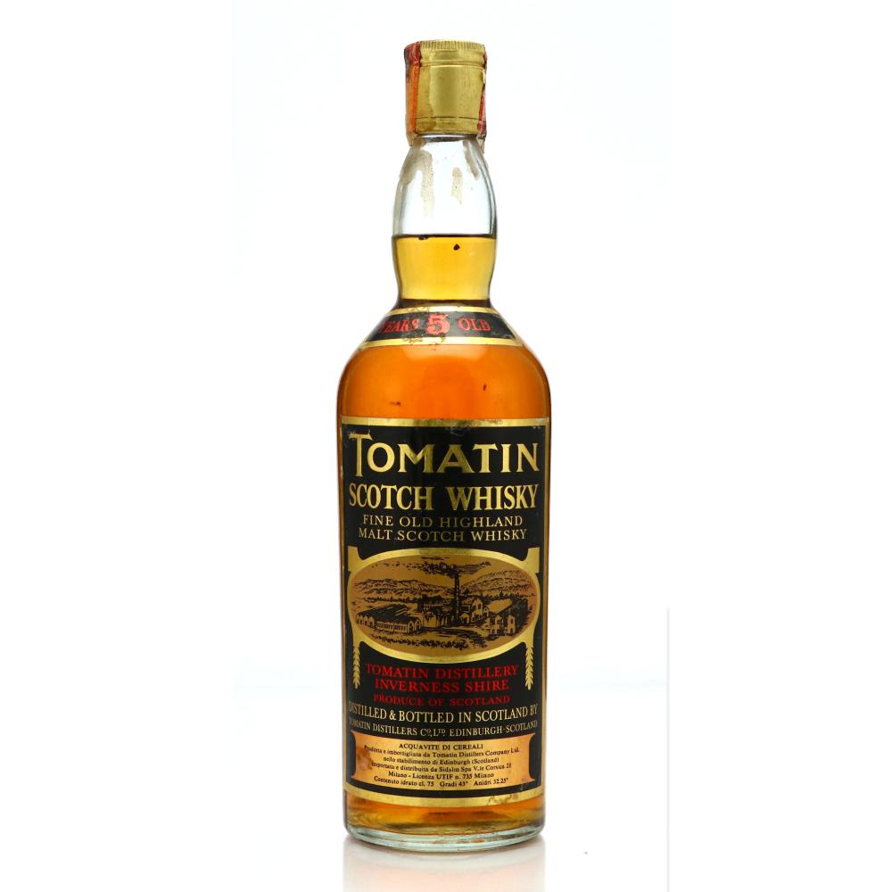 Tomatin 5 Year Old 1980s / Sidlam Import