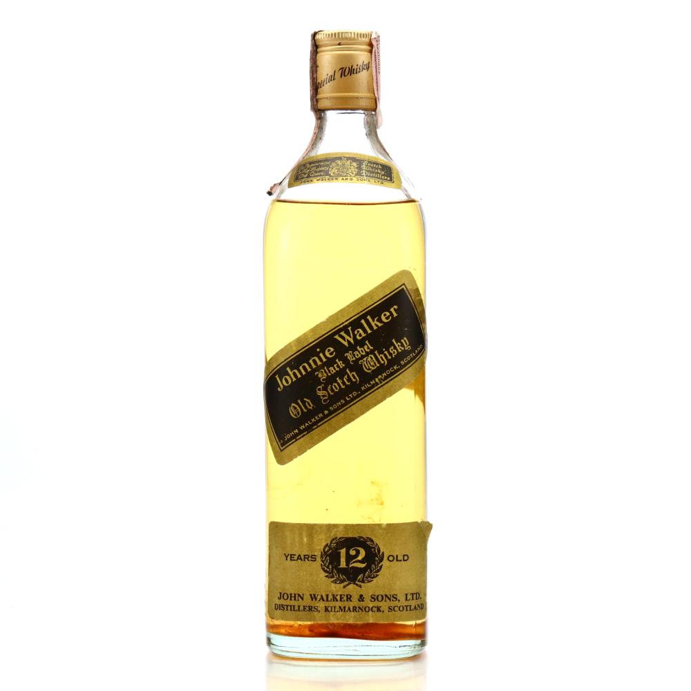Johnnie Walker Black Label 12 Year Old 1970s Whisky | Whisky