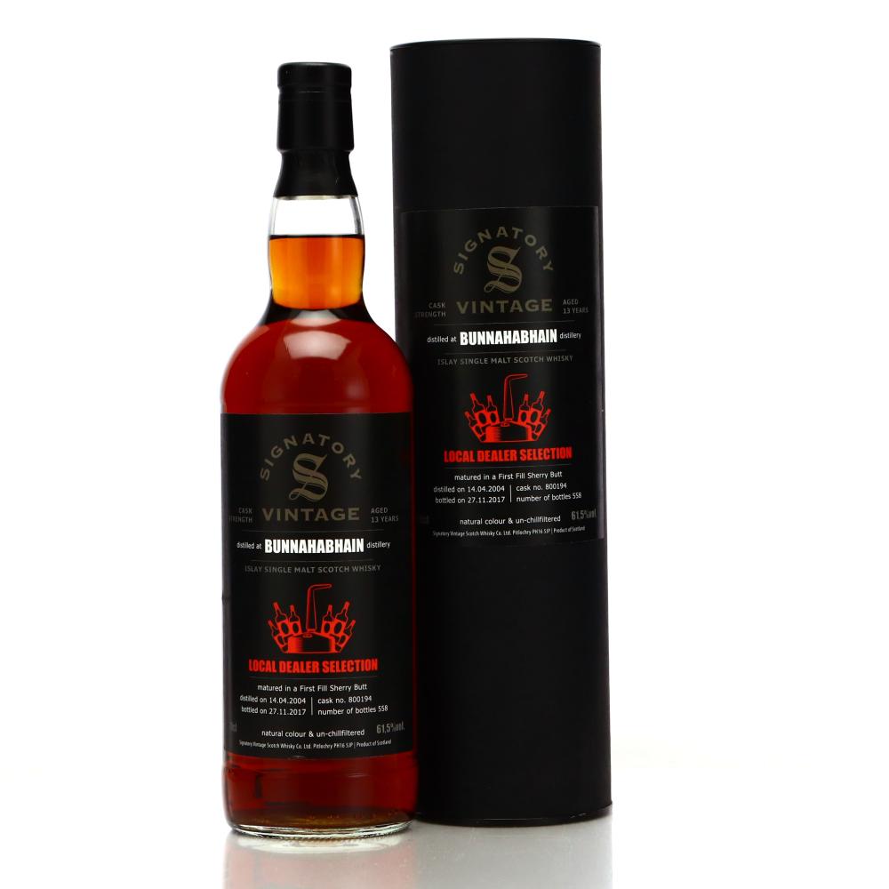 Bunnahabhain 2004 Signatory Vintage 13 Year Old / Local Dealer Selection