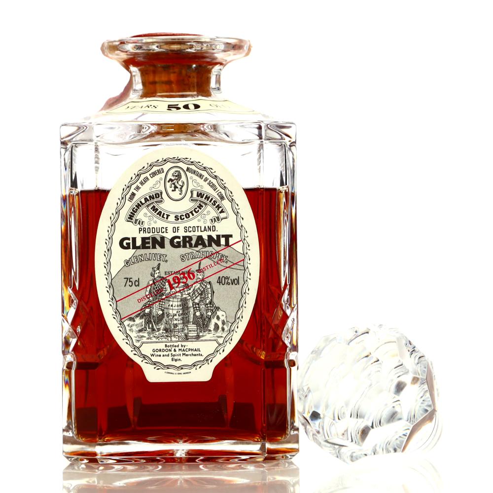 Glen Grant 1936 Gordon and MacPhail 50 Year Old Decanter / Sestante Import
