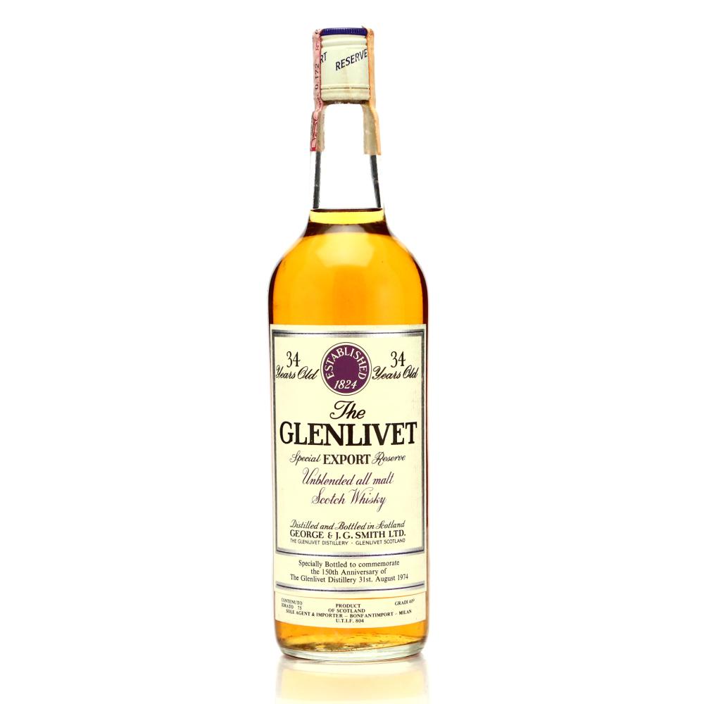 Glenlivet 34 Year Old Special Export Reserve / 150th Anniversary