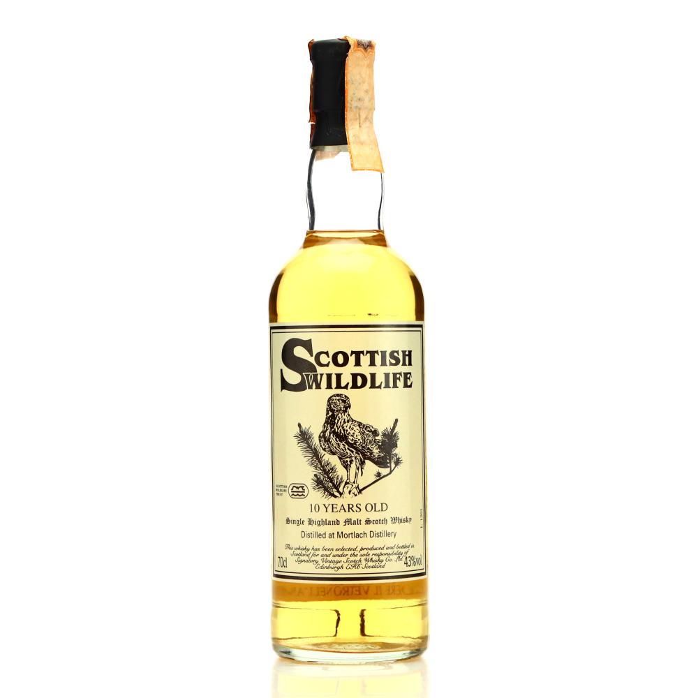 Mortlach 10 Year Old Signatory Vintage Scottish Wildlife