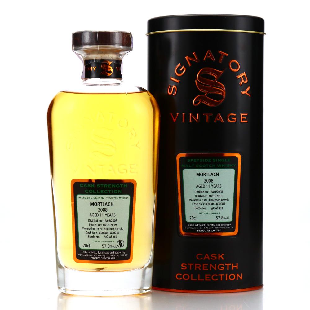 Mortlach 2008 Signatory Vintage 11 Year Old Cask Strength