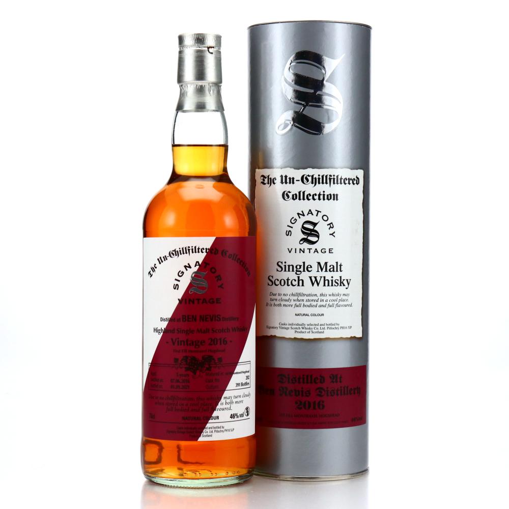 Ben Nevis 2016 Signatory Vintage 5 Year Old 