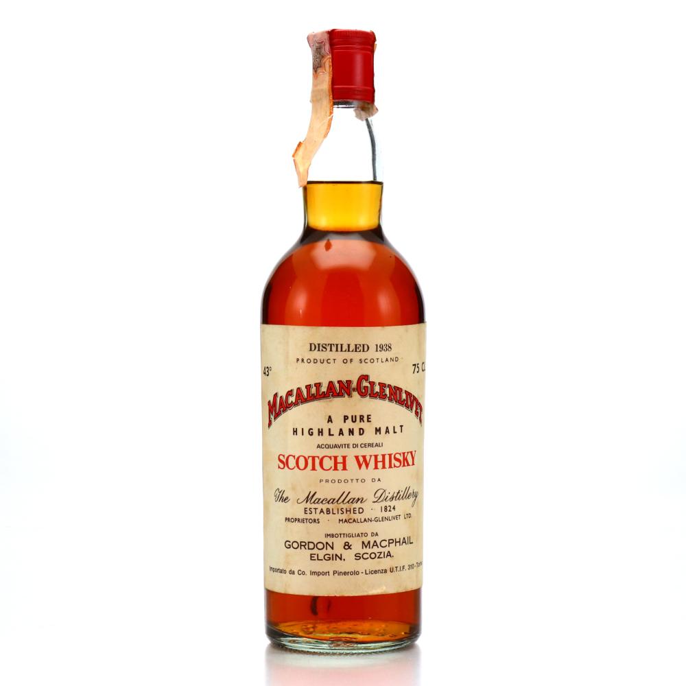 Macallan 1938 Gordon and MacPhail / Co. Import