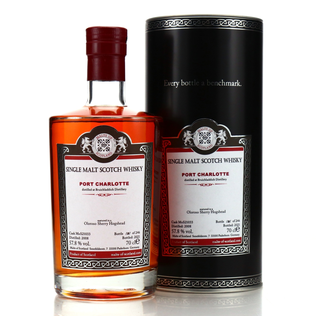 Port Charlotte 2008 Malts of Scotland Oloroso Hogshead