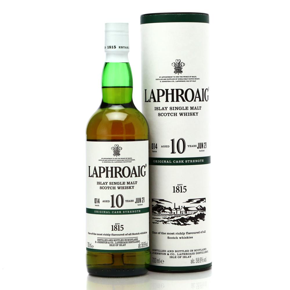 Laphroaig 10 Year Old Cask Strength Batch #014