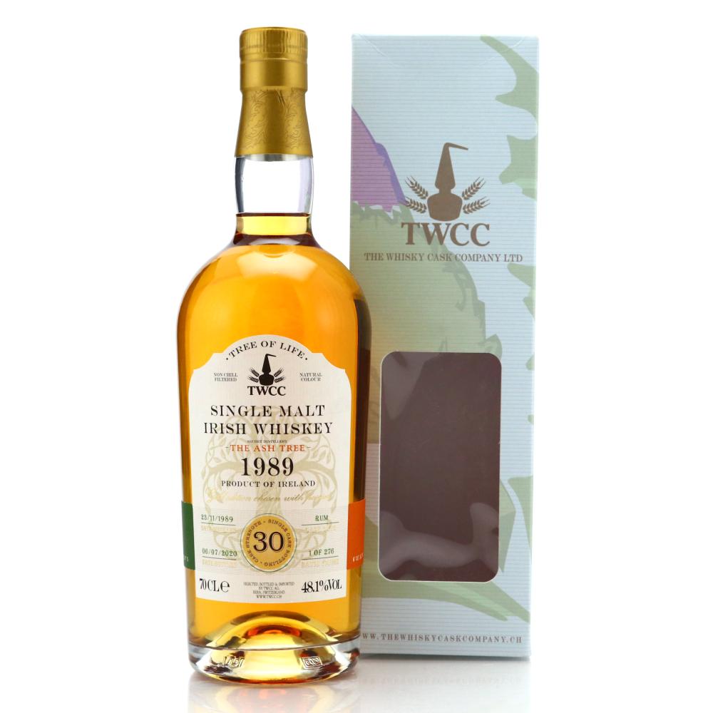 Irish Single Malt 1989 The Ash Tree 30 Year Old Irish Whiskey / TWCC