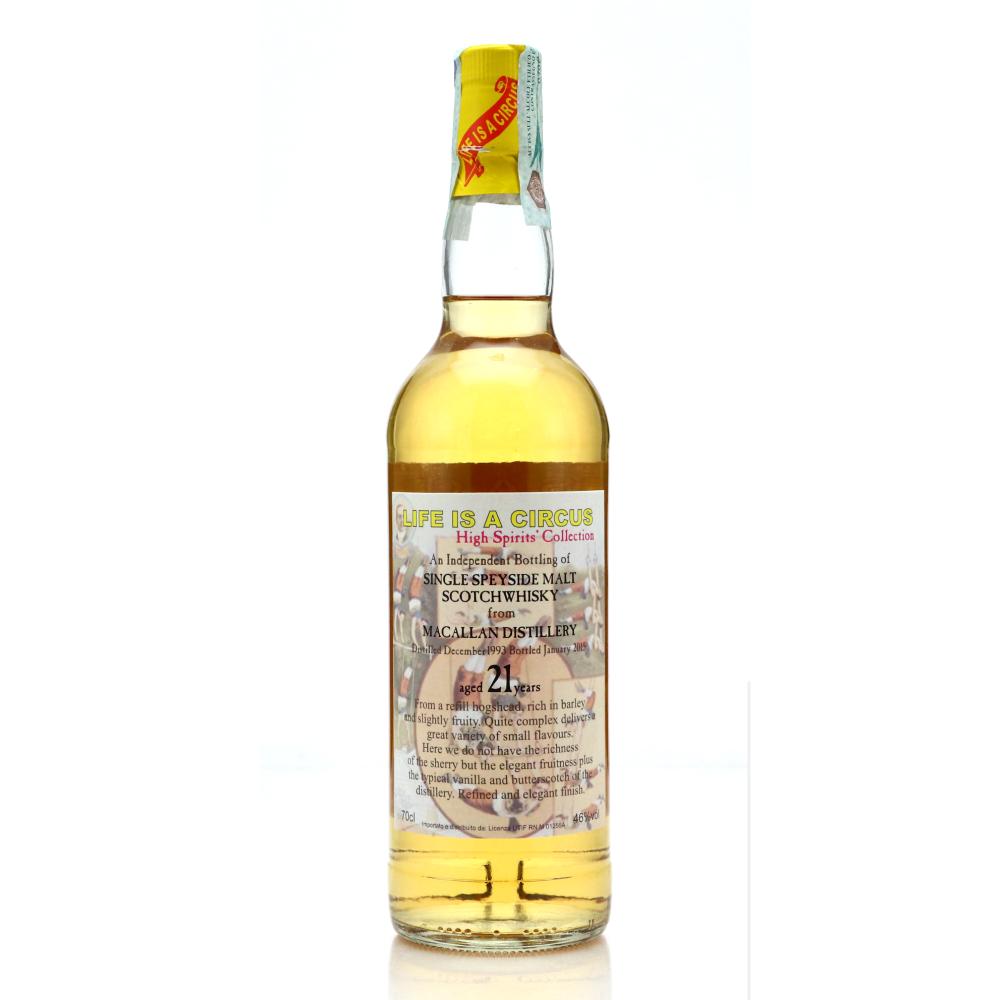 Macallan 1993 High Spirits 21 Year Old / Life is a Circus
