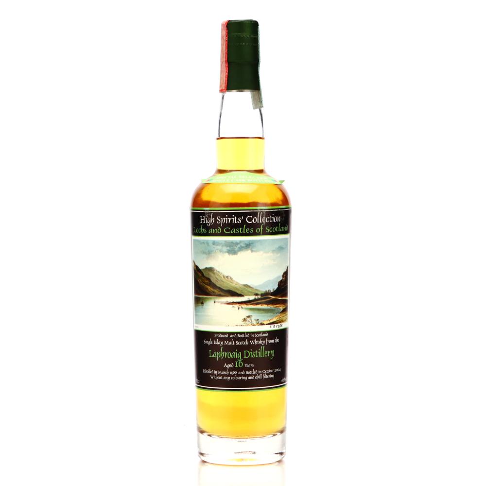 Laphroaig 1988 High Spirits 16 Year Old / Lochs & Castles of Scotland