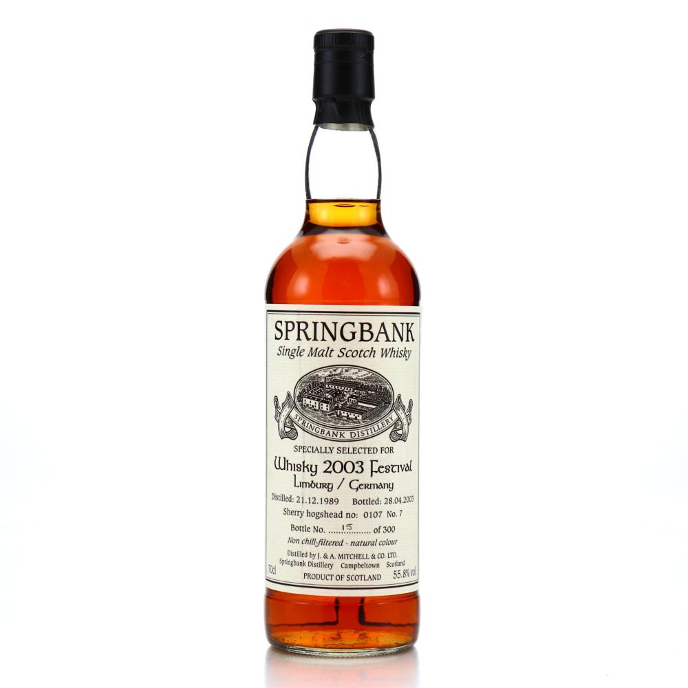 Springbank 1989 Single Sherry Cask / The Whisky Fair, Limburg