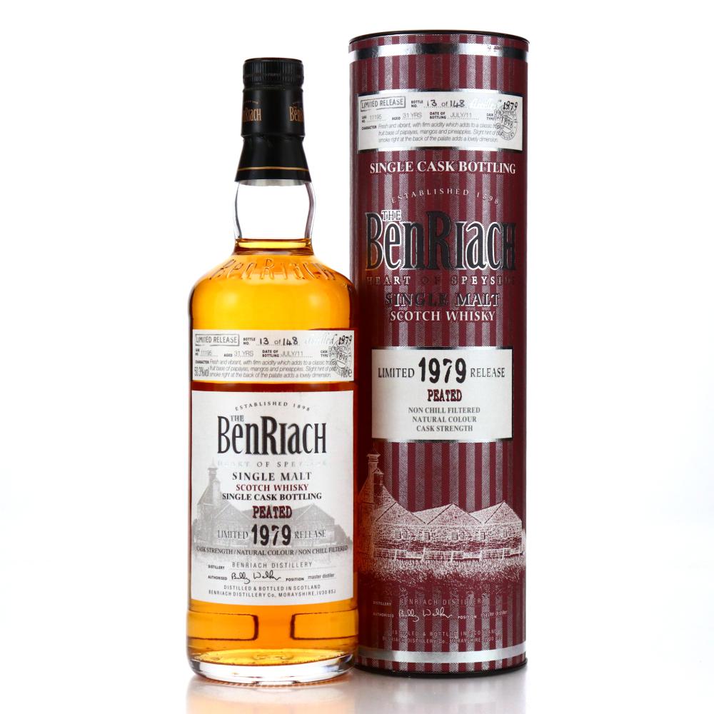 Benriach 1979 Peated Bourbon Single Cask 31 Year Old #11195