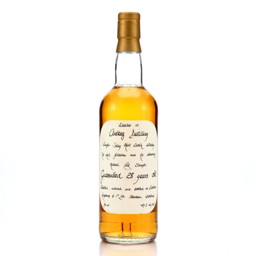 Ardbeg 1972 Kingsbury 28 Year Old / Hand Writing