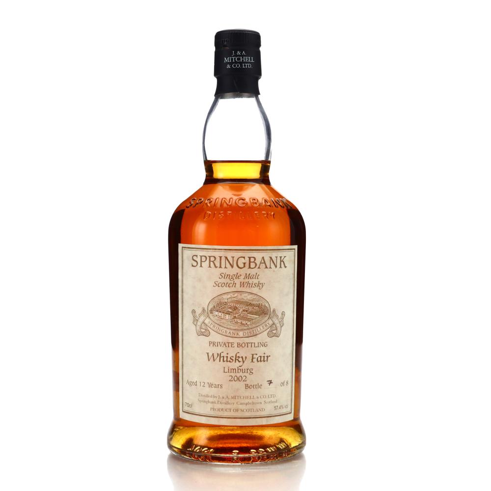 Springbank 12  Year Old Limburg Whisky Fair 2002 / 1 of only 8
