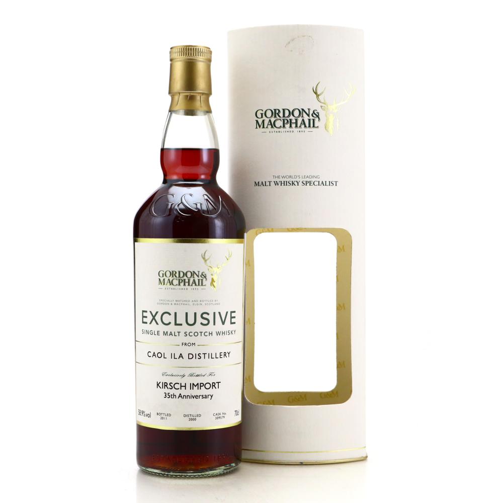 Caol Ila 2000 Gordon and MacPhail Exclusive / Kirsch Whisky 35th Anniversary
