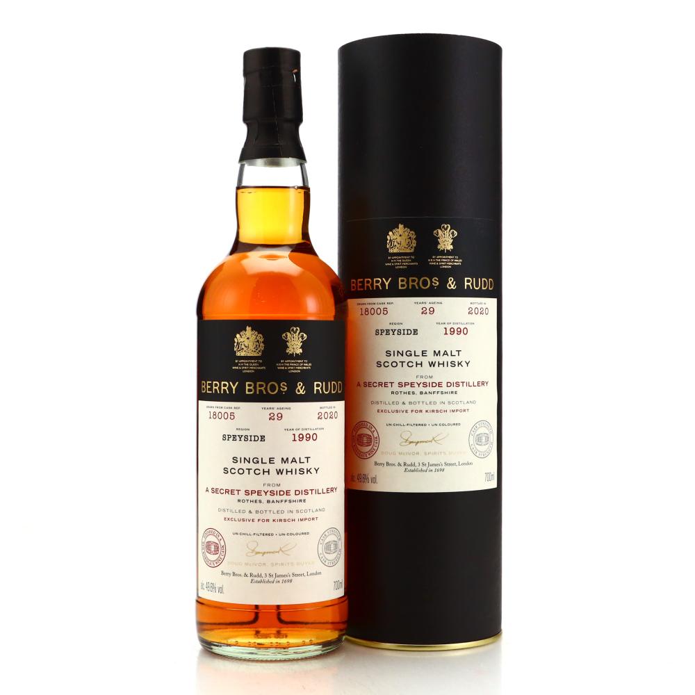 Speyside Single Malt 1990 Berry Brothers and Rudd 29 Year Old / Kirsch Import