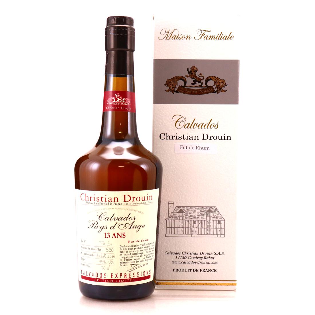 Christian Drouin 13 Year Old Savanna Rhum Finish Calvados Whisky ...