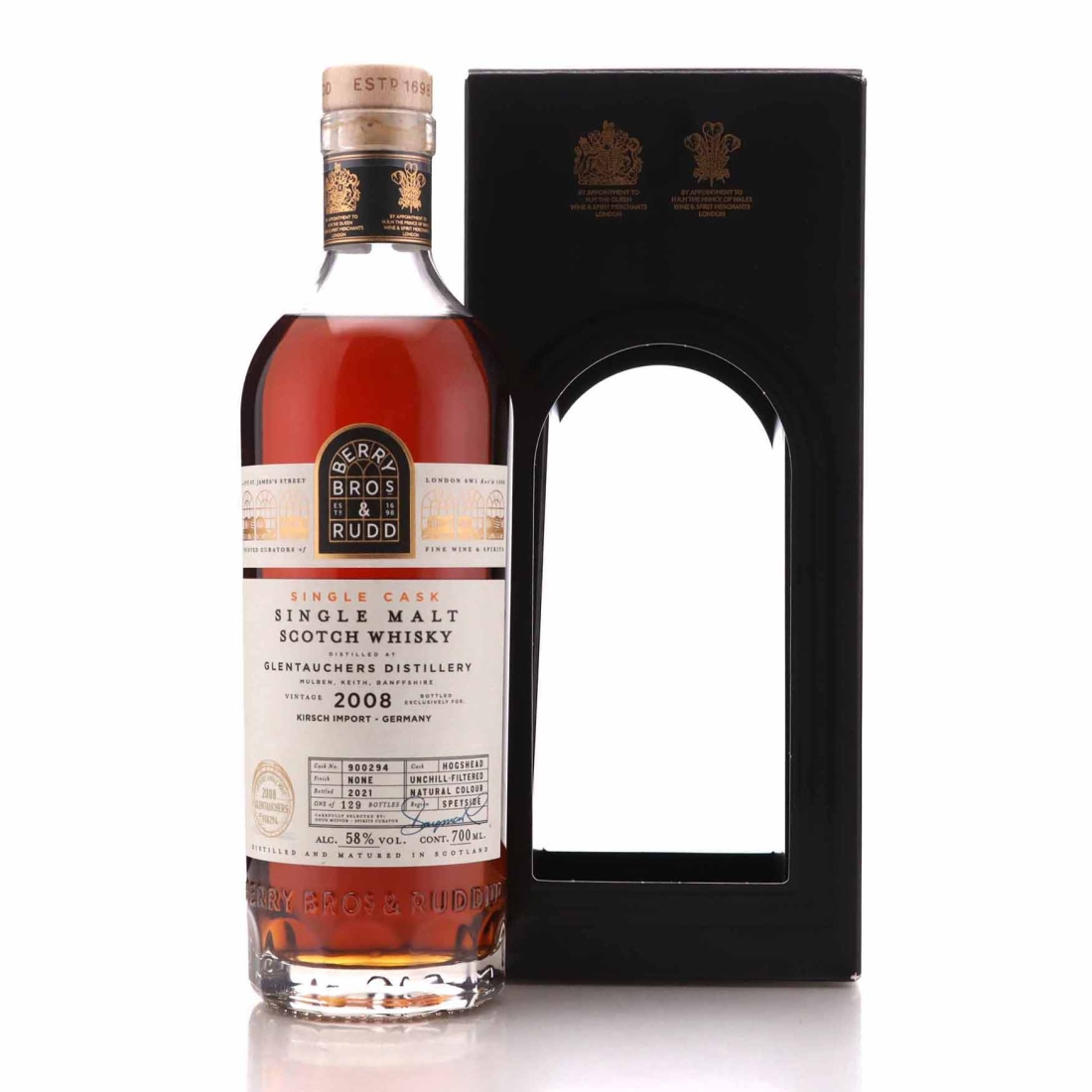 Glentauchers 2008 Berry Brothers & Rudd / Kirsch Import