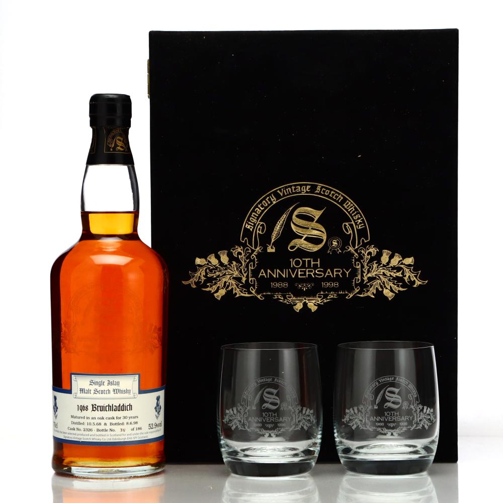 Bruichladdich 1968 Signatory Vintage 30 Year Old / 10th Anniversary