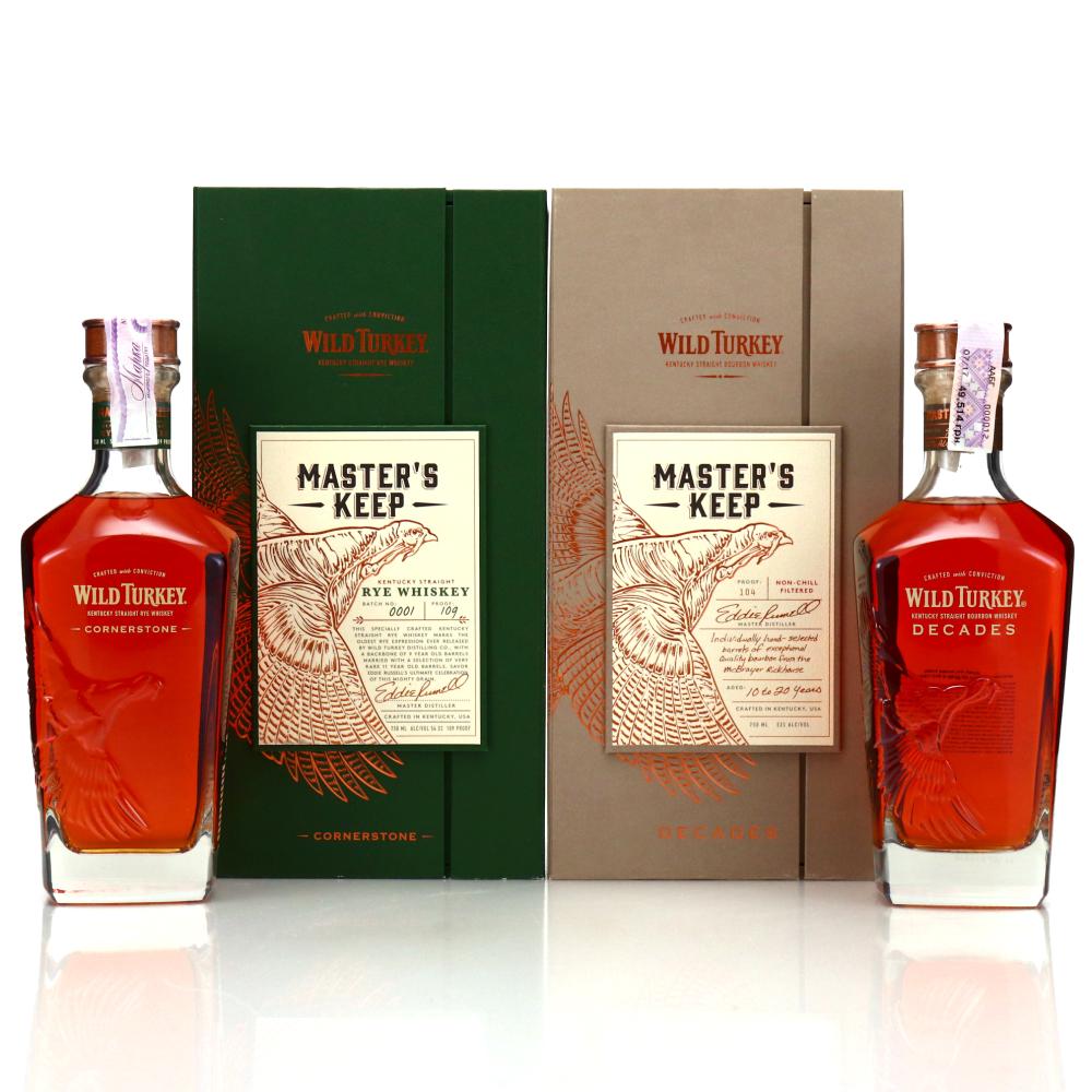 Wild Turkey Old Master's Keep Cornerstone Rye & Decades Bourbon Batch #1