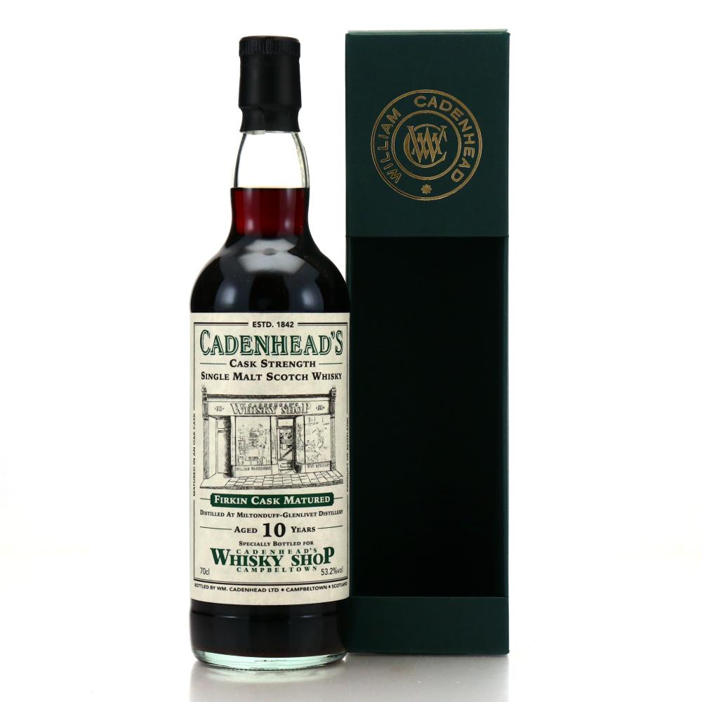 Miltonduff 10 Year Old Cadenhead's Firkin Cask / Campbeltown Shop