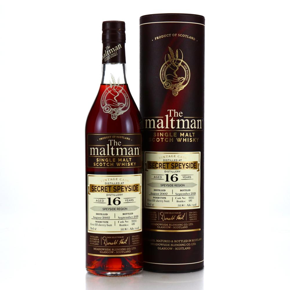 Secret Speyside Single Malt 2002 Maltman 16 Year Old / Macallan