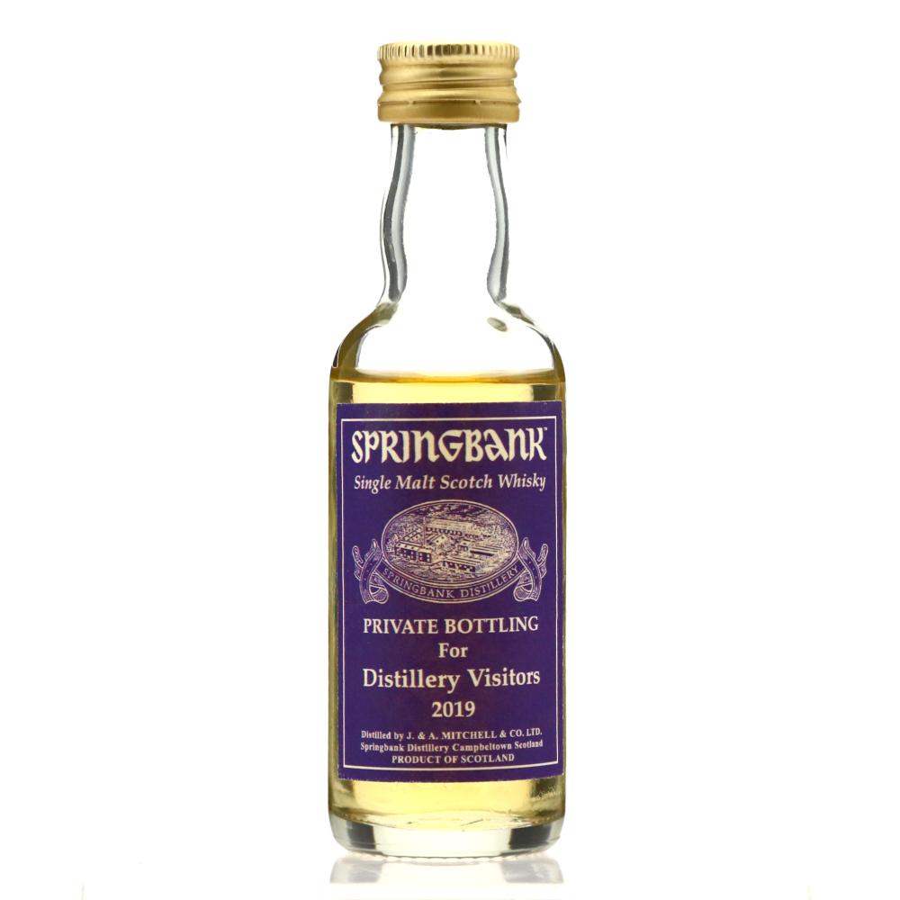 Springbank Private Bottle for Distillery Visitors 2019 Miniature