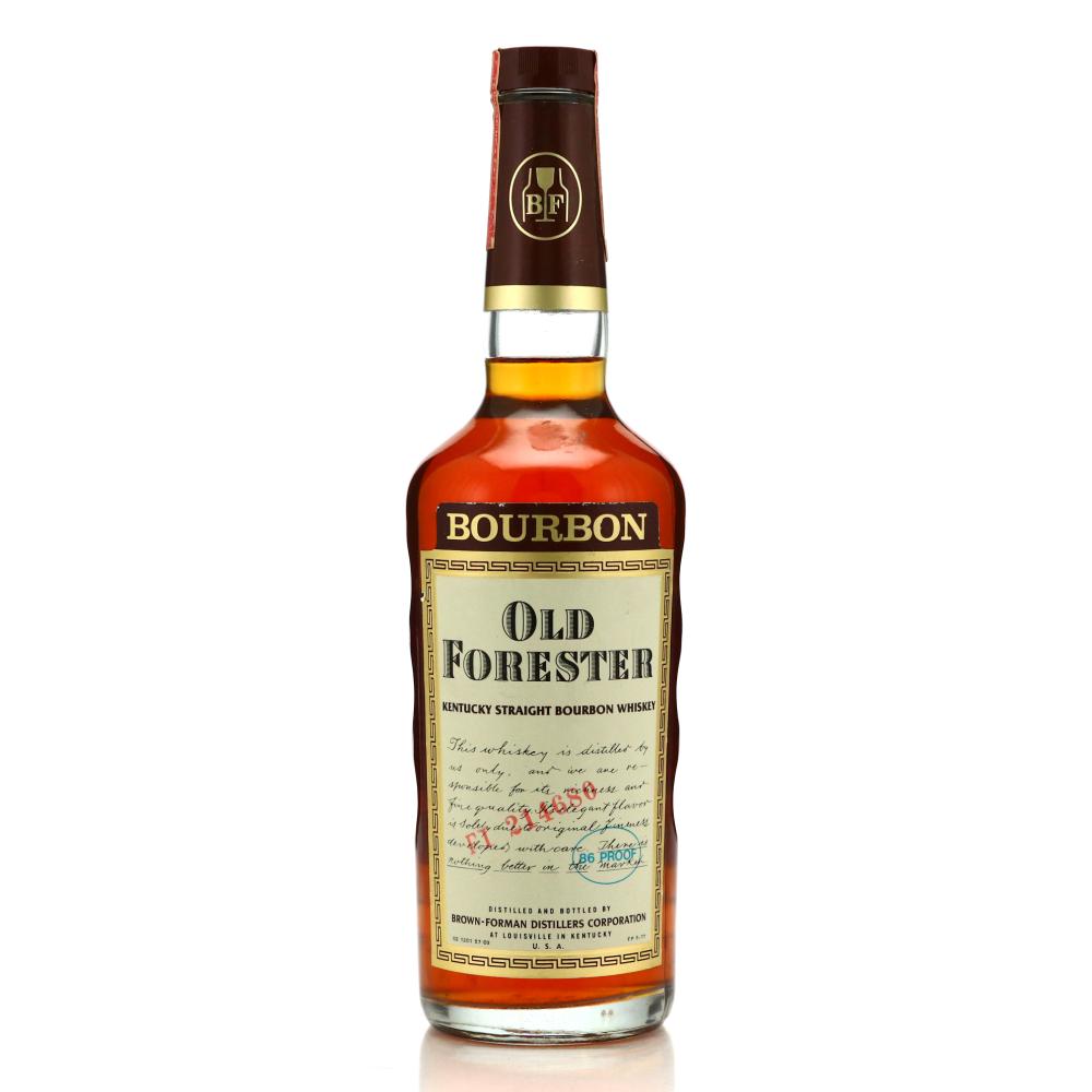 Old Forester Kentucky Straight Bourbon 86 Proof 70cl 1978