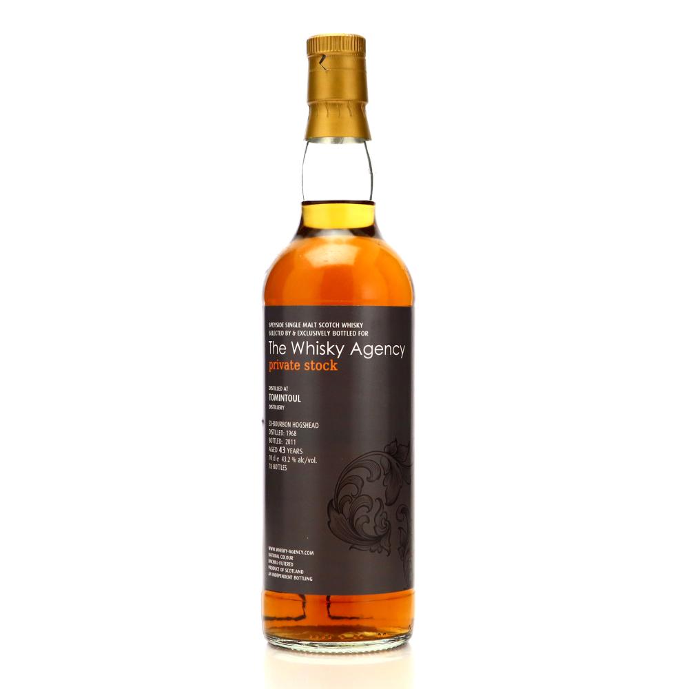 Tomintoul 1968 Whisky Agency 43 Year Old Private Stock
