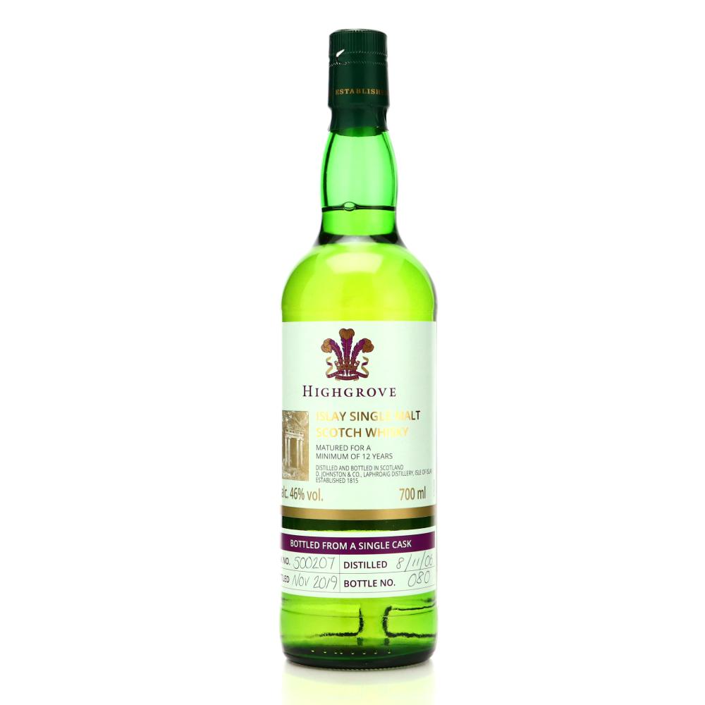 Laphroaig 2006 Highgrove 12 Year Old Single Cask #500207