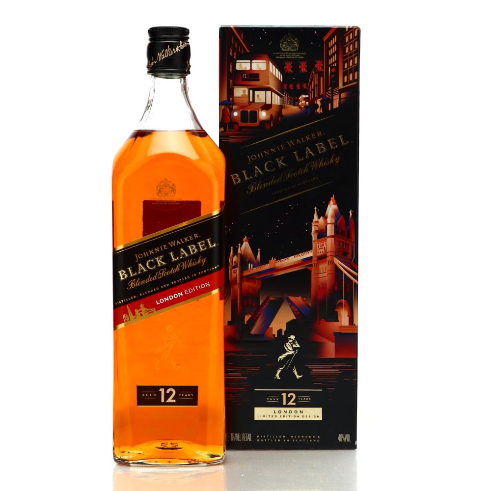Johnnie Walker Black Label 12 Year Old London Edition 1 Litre